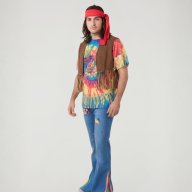 Disfraz Hippie and Love - Años 60s y 70s / Hombre Adulto